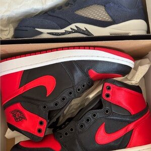 Jordan Athletic Shoes in Red and Black